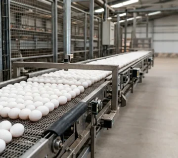The industrial nature of egg production and its economic challenges.