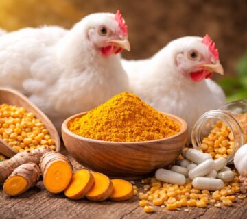 The effect of turmeric in the diet of broiler chickens